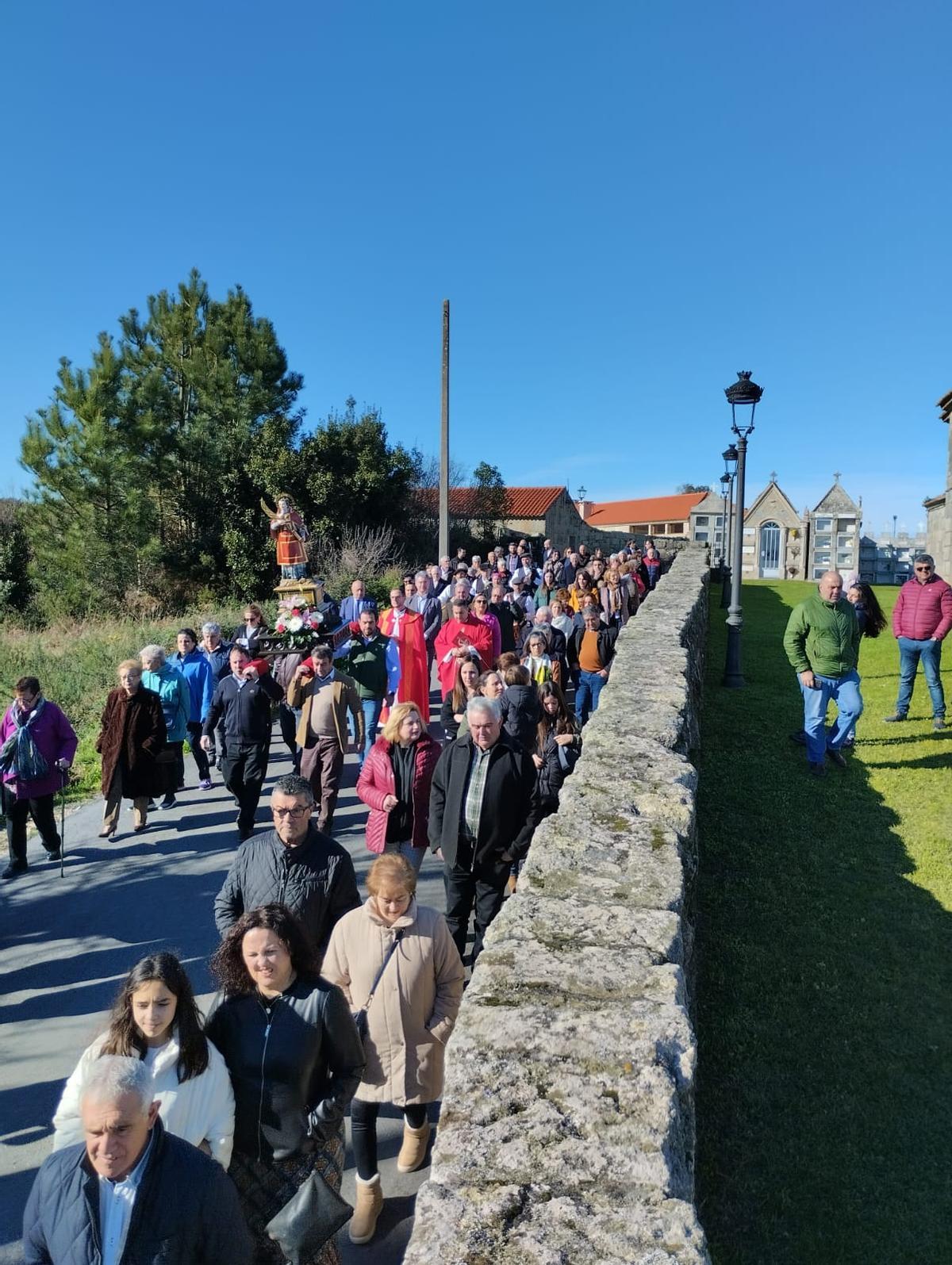 La procesión.