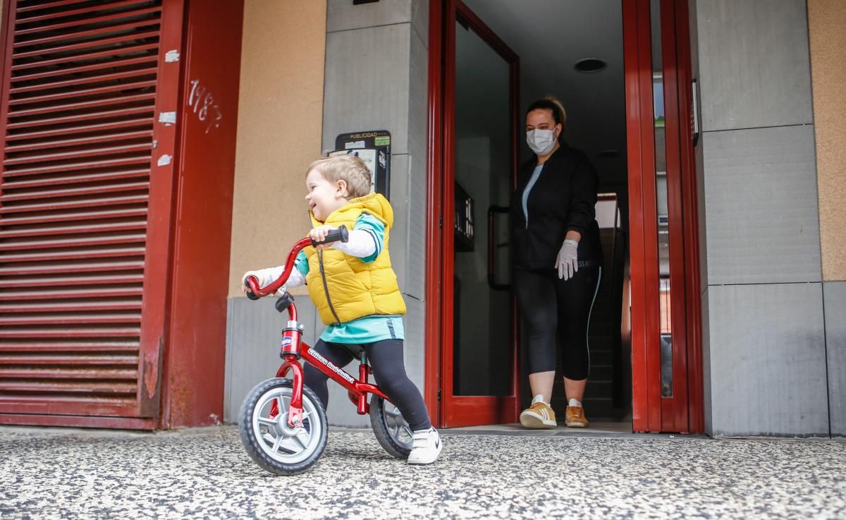 Los niños y niñas vuelven a las calles de Zaragoza