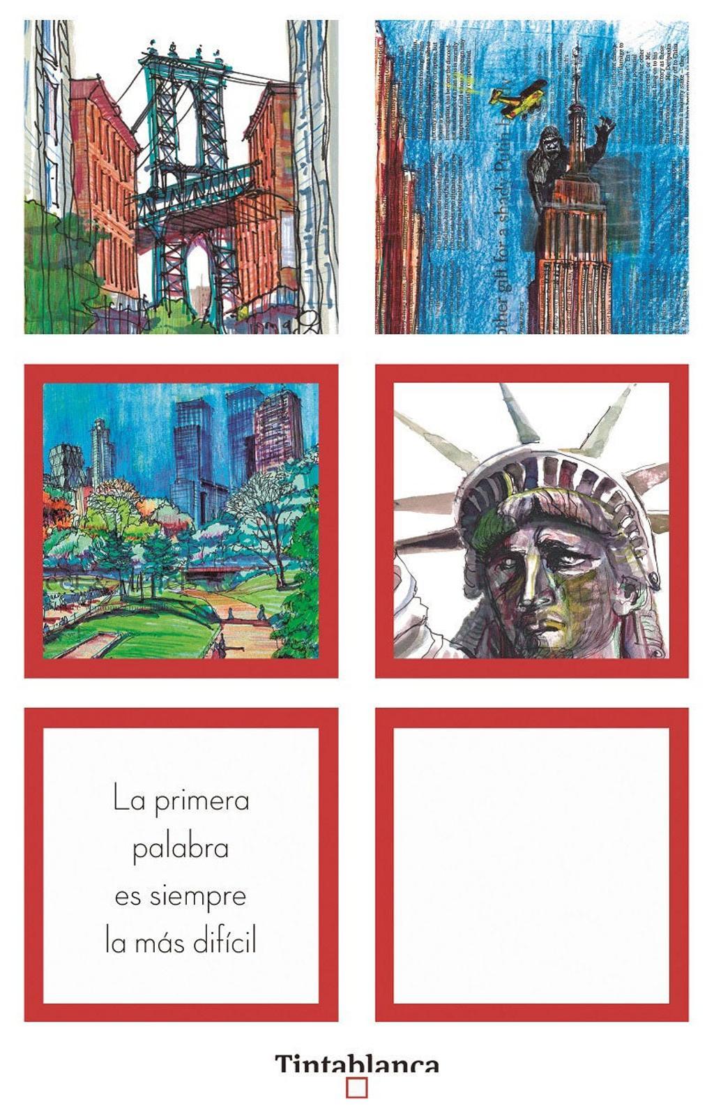 Los libros incluyen adhesivos con algunas de las ilustraciones del interior