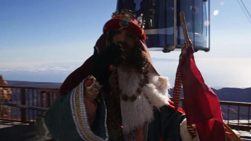 Los Reyes Magos llegan a Tenerife en Teleférico