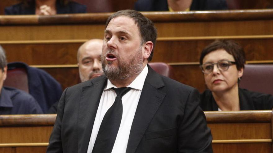 Oriol Junqueras, en el Congreso.