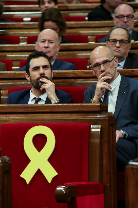 Constitució del nou Parlament de Catalunya