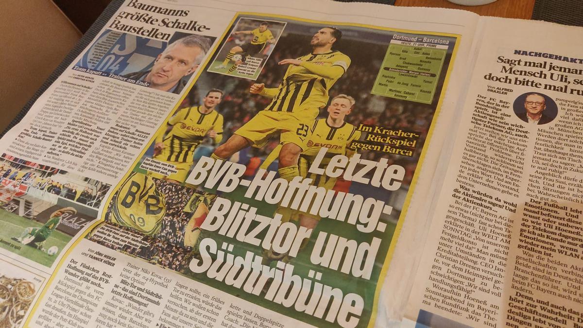 La previa del 'Bild' del Borussia Dortmund - FC Barcelona