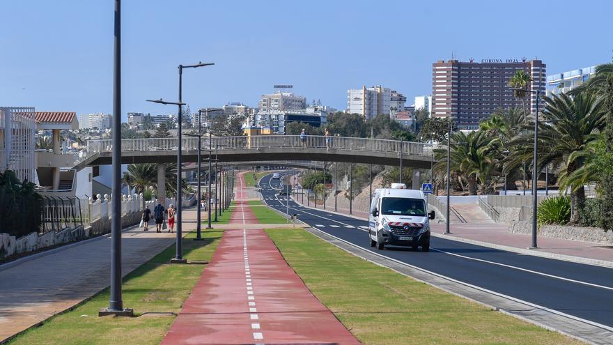 Inauguración de la Avenida de la Unión Europea en San Agustín