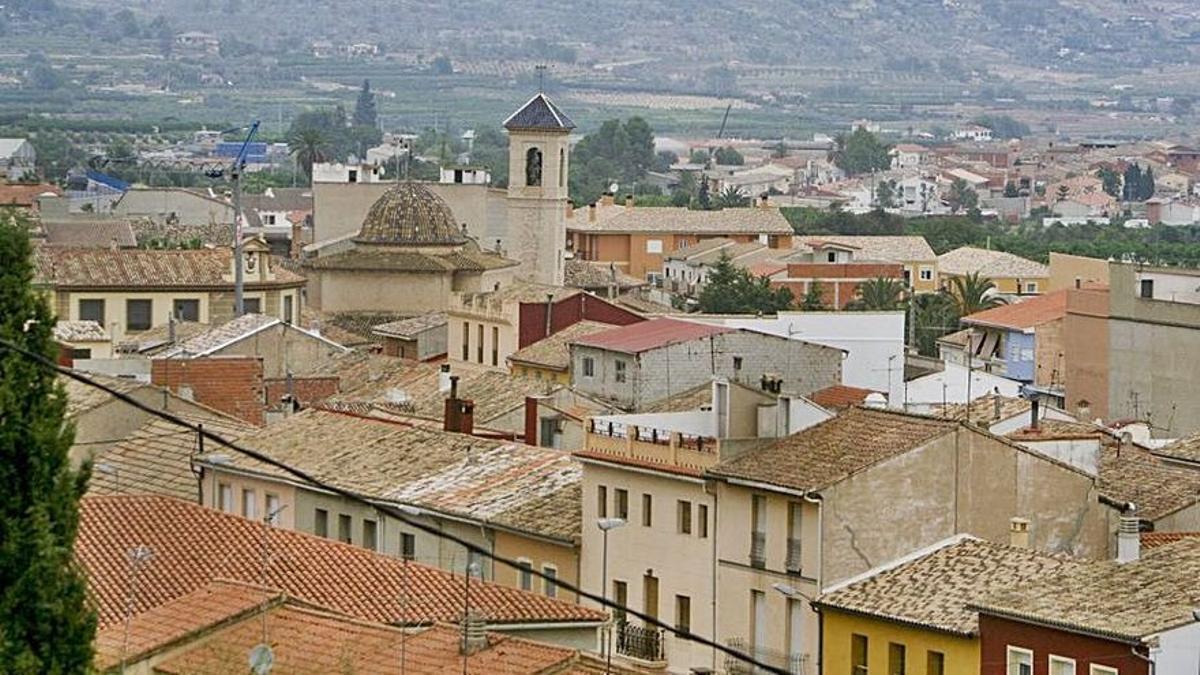 Imagen de archivo del casco urbano de Llanera de Ranes