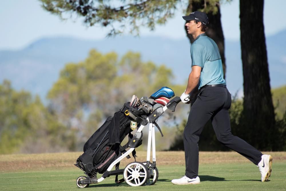 Rafa Nadal en el Abierto de Baleares de Golf