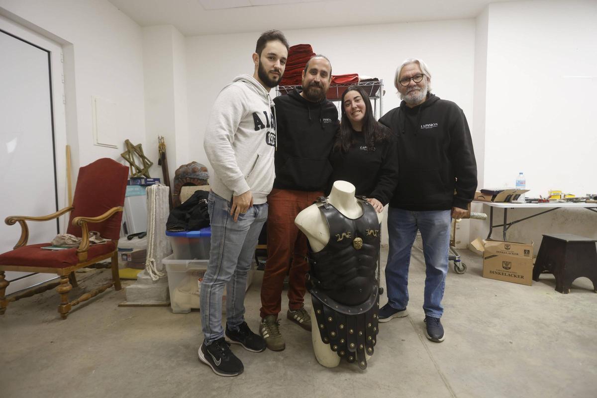 Efrén Moragón, Juan Antonio Calvo, Marta Boix y Juan Alarcón.