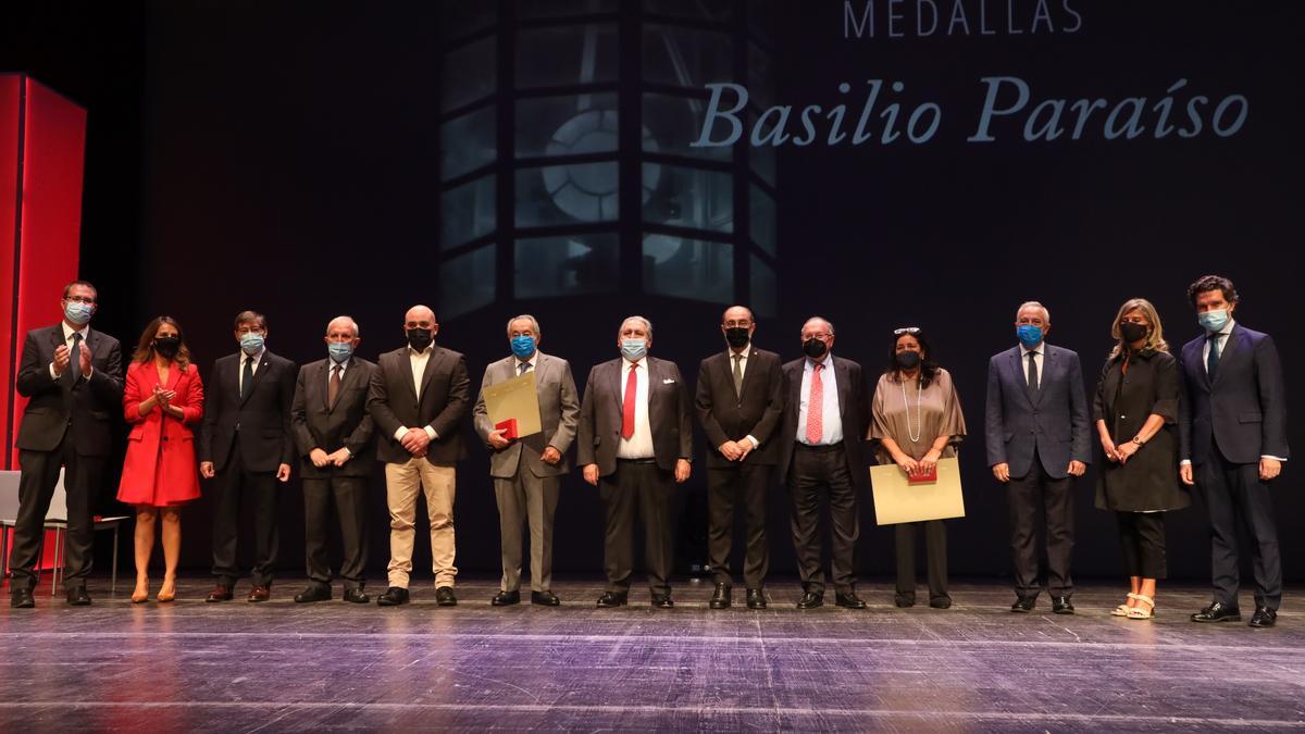 La entrega de las medallas Basilio Paraíso en la edición del año pasado.
