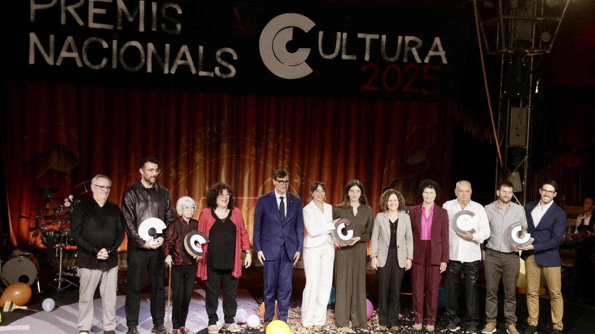 Dagoll Dagom, Tarta Relena, els Castellers de Vilafranca, Mari Chordà i Marcos Morau, Premis Nacionals de Cultura 2025