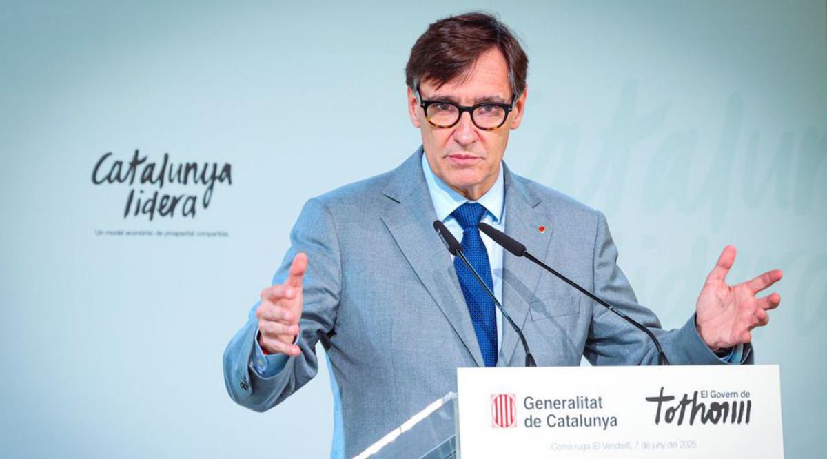 Illa promet resoldre les fallades de Rodalies «amb exigència» Illa promet resoldre les fallades de Rodalies «amb exigència»