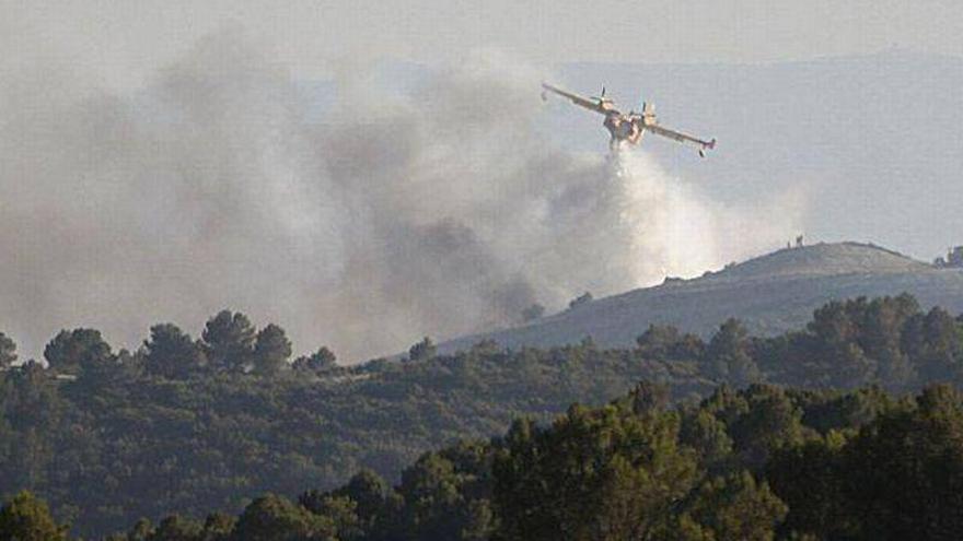 Las llamas del incendio de San Gregorio siguen sin extinguirse