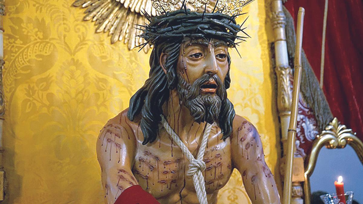 CRISTO BENDECIDO ESTE AÑO IMPACTA EL ROSTRO DE LA CORONACIÓN DE ESPINAS.