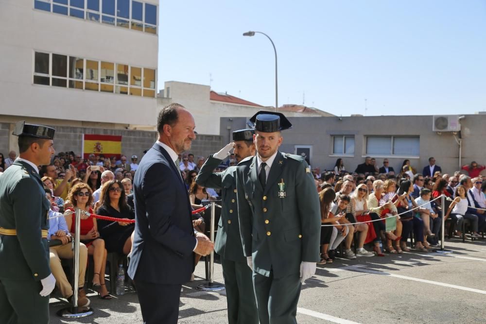 Misa y acto castrense en el cuertel de la Compañía de la Guardia Civil de Torrevieja y la Vega Baja el día de la Virgen del Pilar