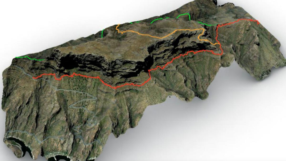 En distintos colores, los caminos que se están investigando. | | LP/DLP