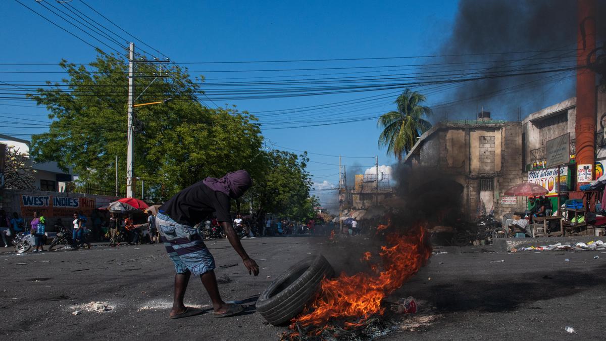 Intensos tiroteos en el entorno del Palacio Nacional en la capital de Haití.