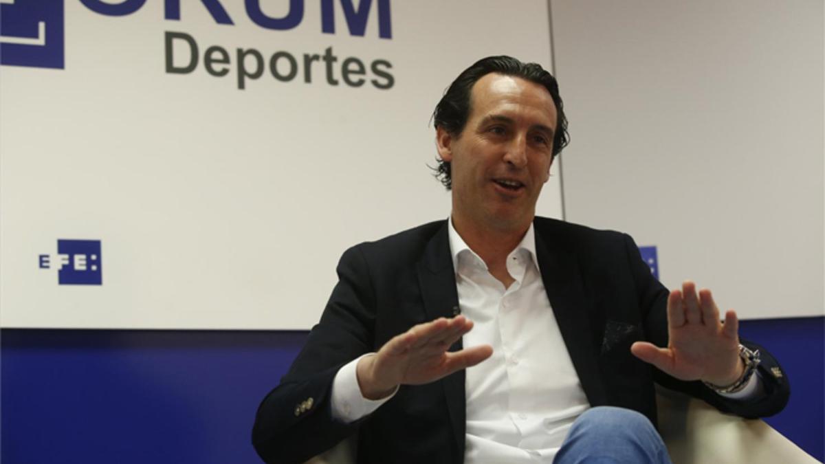 Emery, en una reciente conferencia