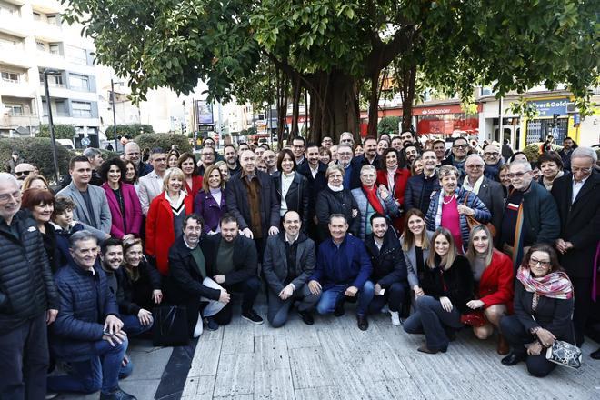 Almuerzo y paseíllo de PSPV en la Feria de Sant Blai en Torrent