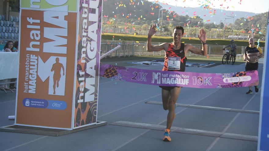 Aziz Boutoil y Gabriela Alemany ganan la Half Marathon Magaluf