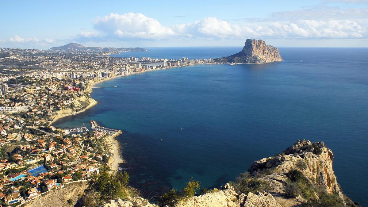 Vista de Calp, uno de los municipios en los que el Pativel incrementa la protección de suelo.