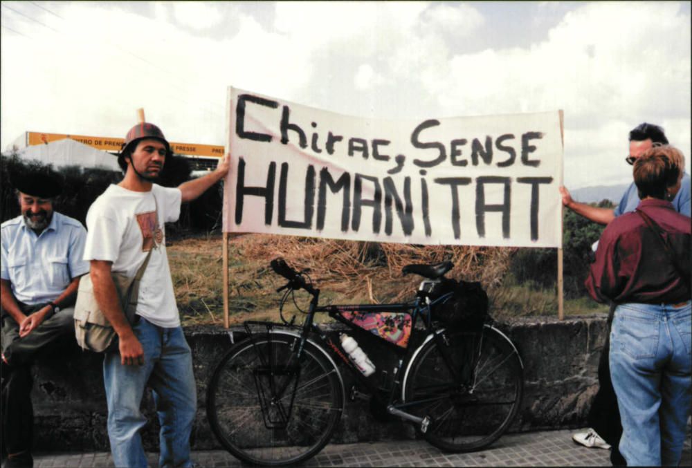 Jacques Chirac beim EU-Gipfel 1995 auf Mallorca.