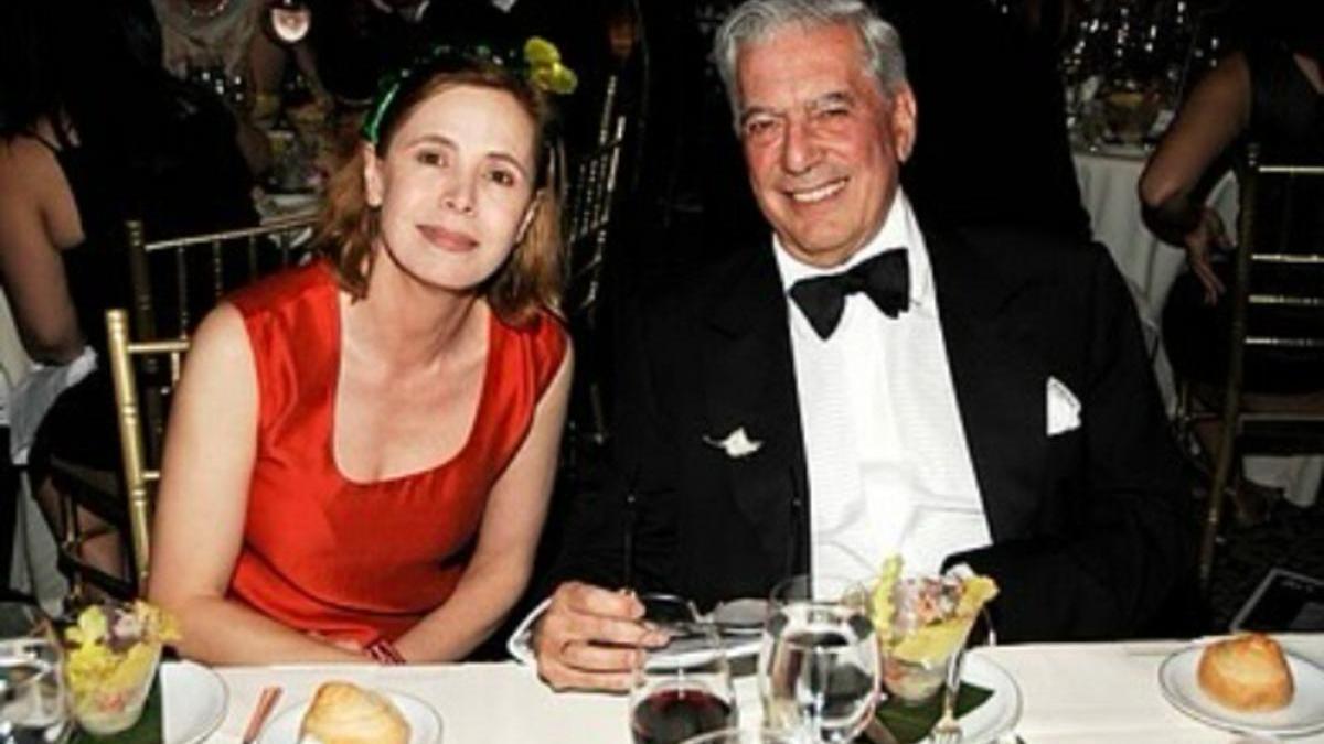 Ágatha Ruiz de la Prada y Mario Vargas Llosa