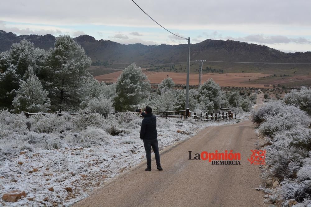 Nieve en el Altiplano murciano