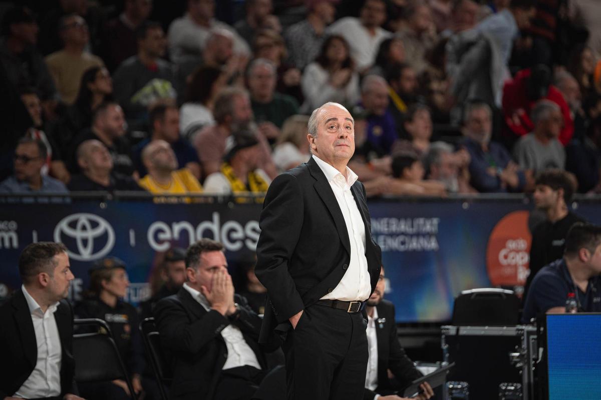 Vidorreta, durante el partido de Copa entre Canarias y Baskonia.