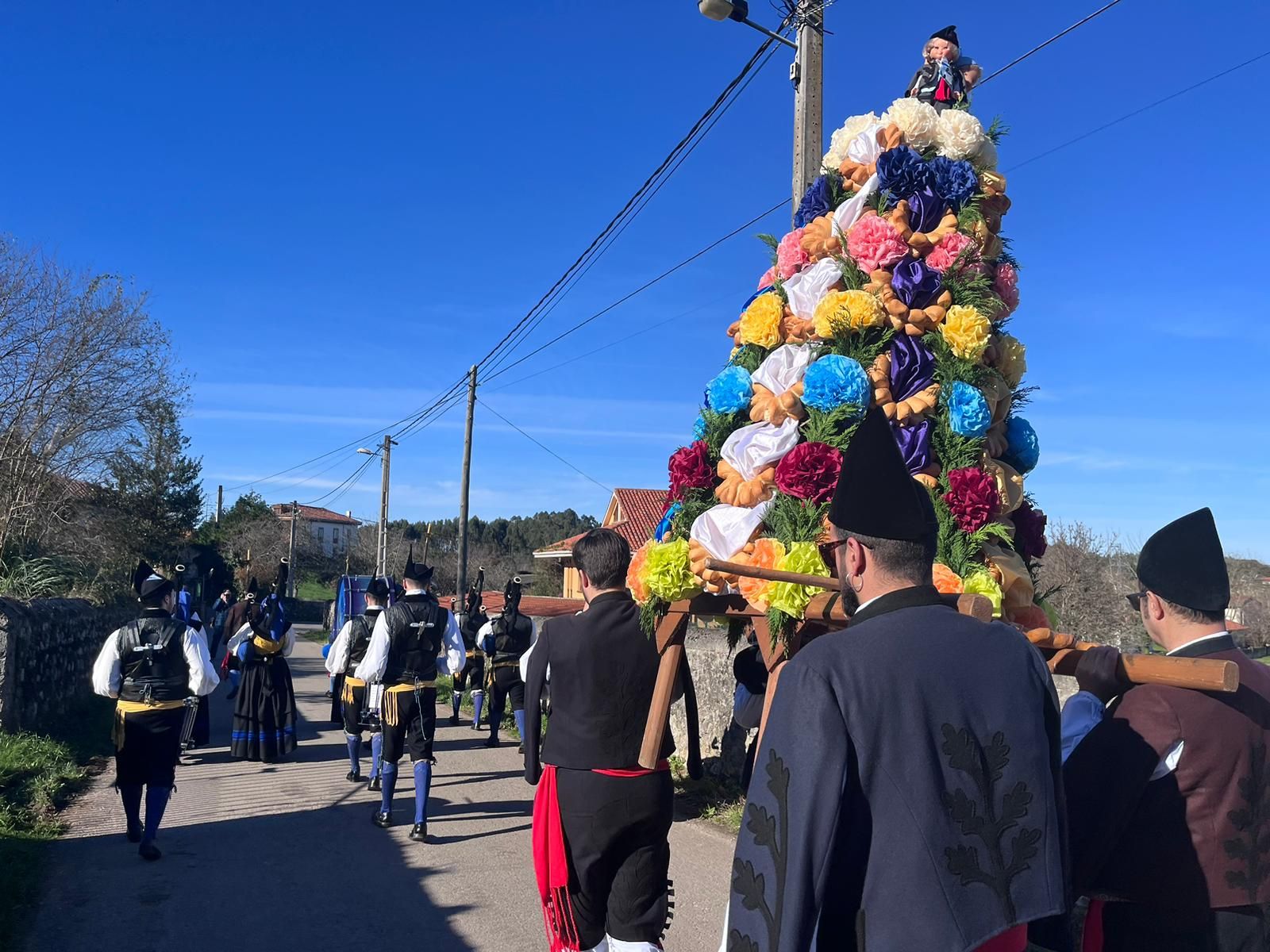 Fiesta de san Antón en Cuerres (Riubadesella)