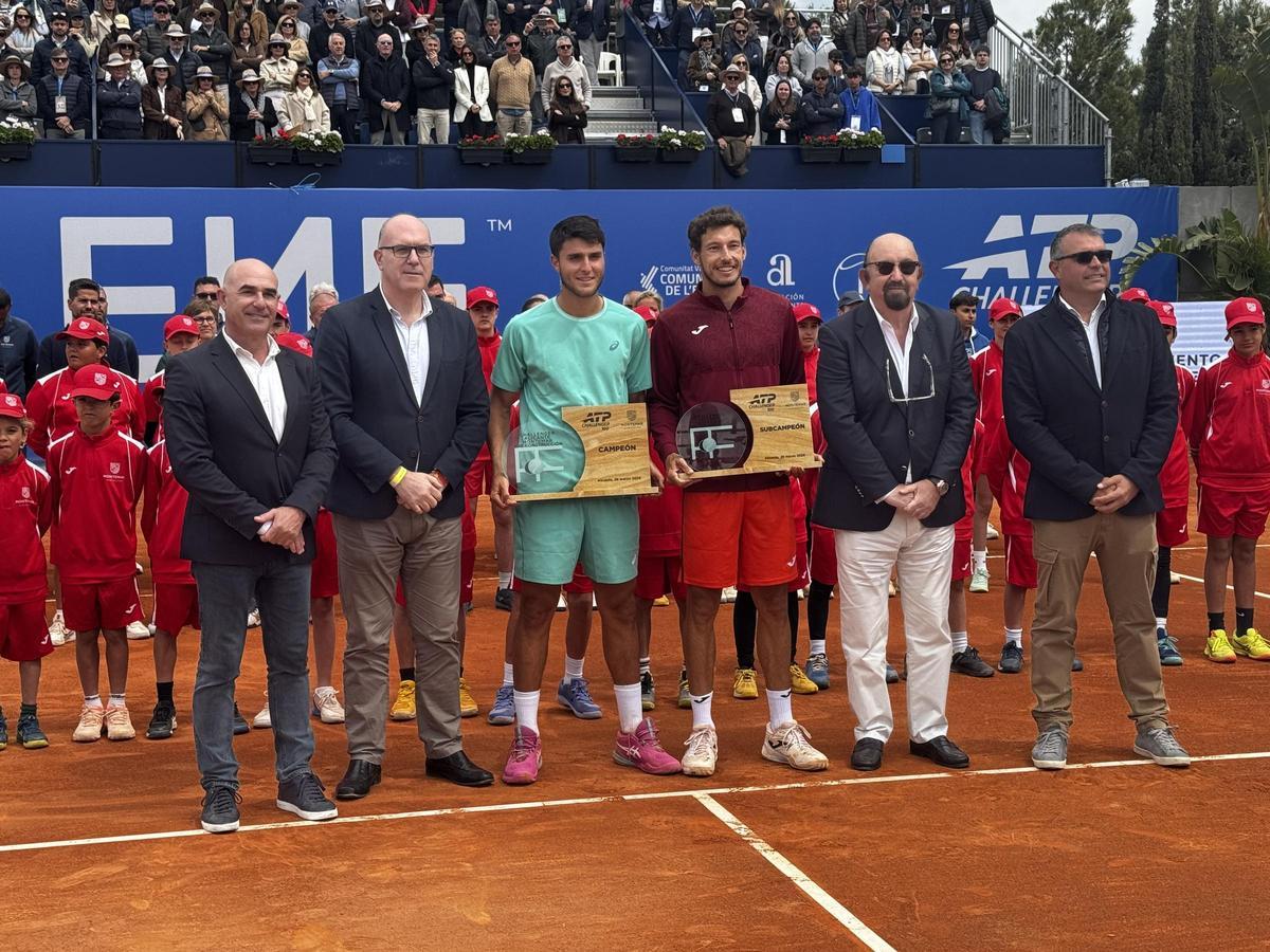 José Pedro García, Manuel Villar, Pablo Llamas, Pablo Carreño, Miguel Díaz e Iván Navarro