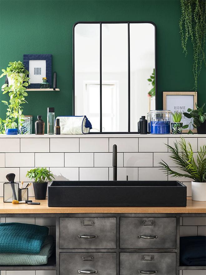 Un baño con sabor vegetal