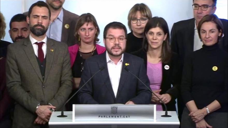 Aragonès demana «l'alliberament immediat» de Junqueras