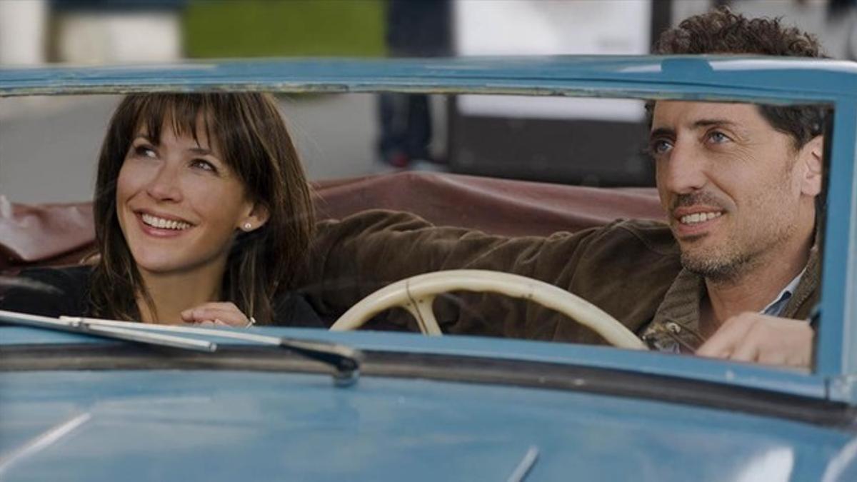 Sophie Marceau y Gad Elmaleh, en 'La felicidad nunca viene sola'