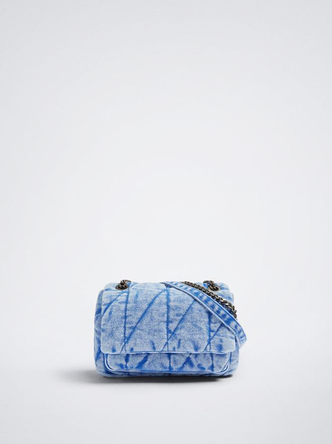 Bolso de hombro denim