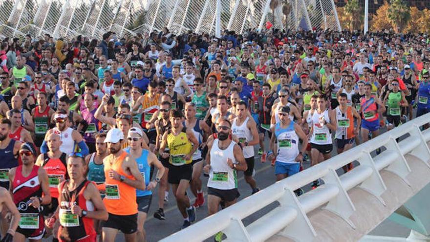 Salida del Maratón de Valencia