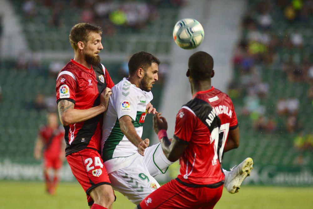 Elche y Rayo empatan en un gran partido