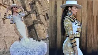 "Ha sido la bomba", afirma Emma Prieto de su traje viral de flamenca