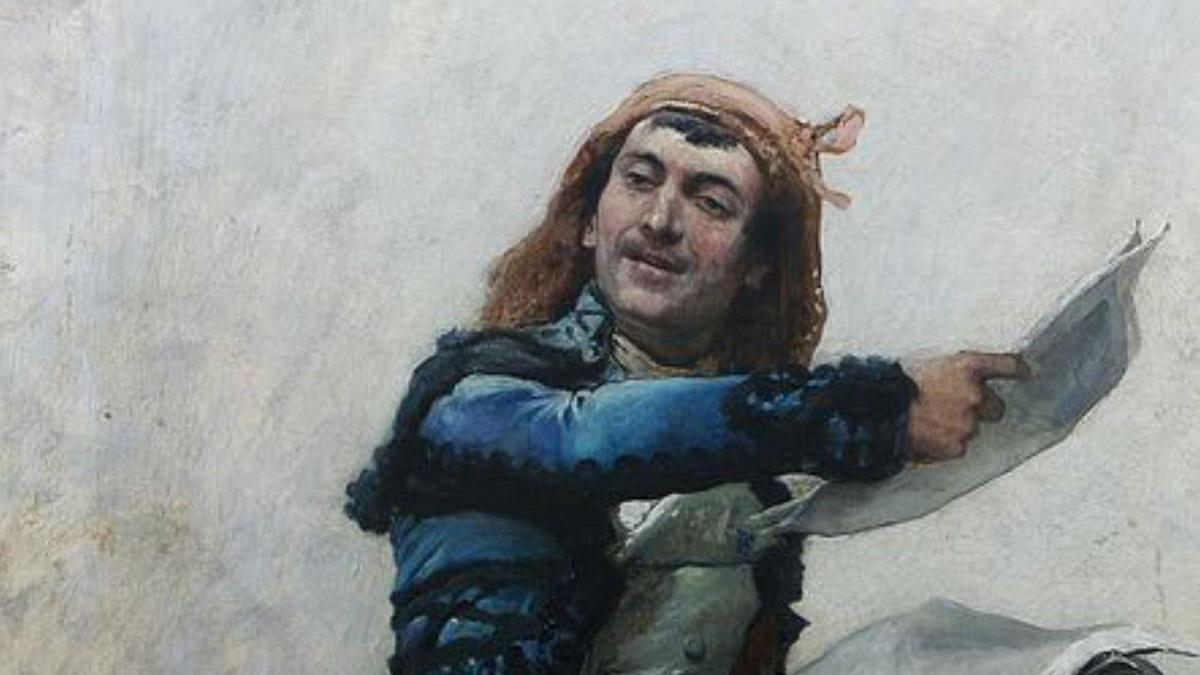 La obra "Vendedor de periódicos", de José Jiménez de Aranda.
