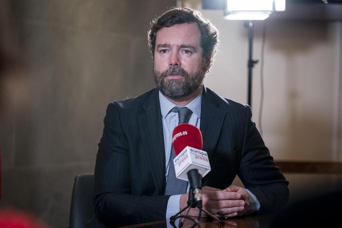 El exportavoz del Grupo Parlamentario de VOX en el Congreso de los Diputados, Iván Espinosa de los Monteros. Archivo
