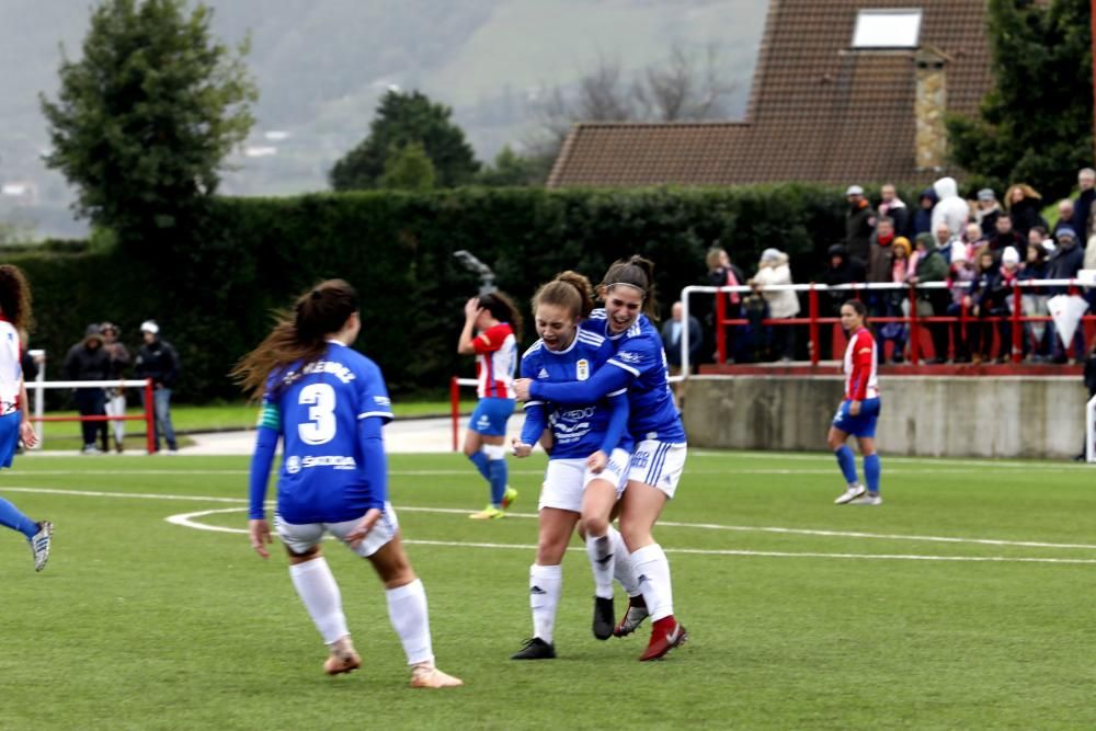 El derbi femenino entre el Sporting y el Oviedo