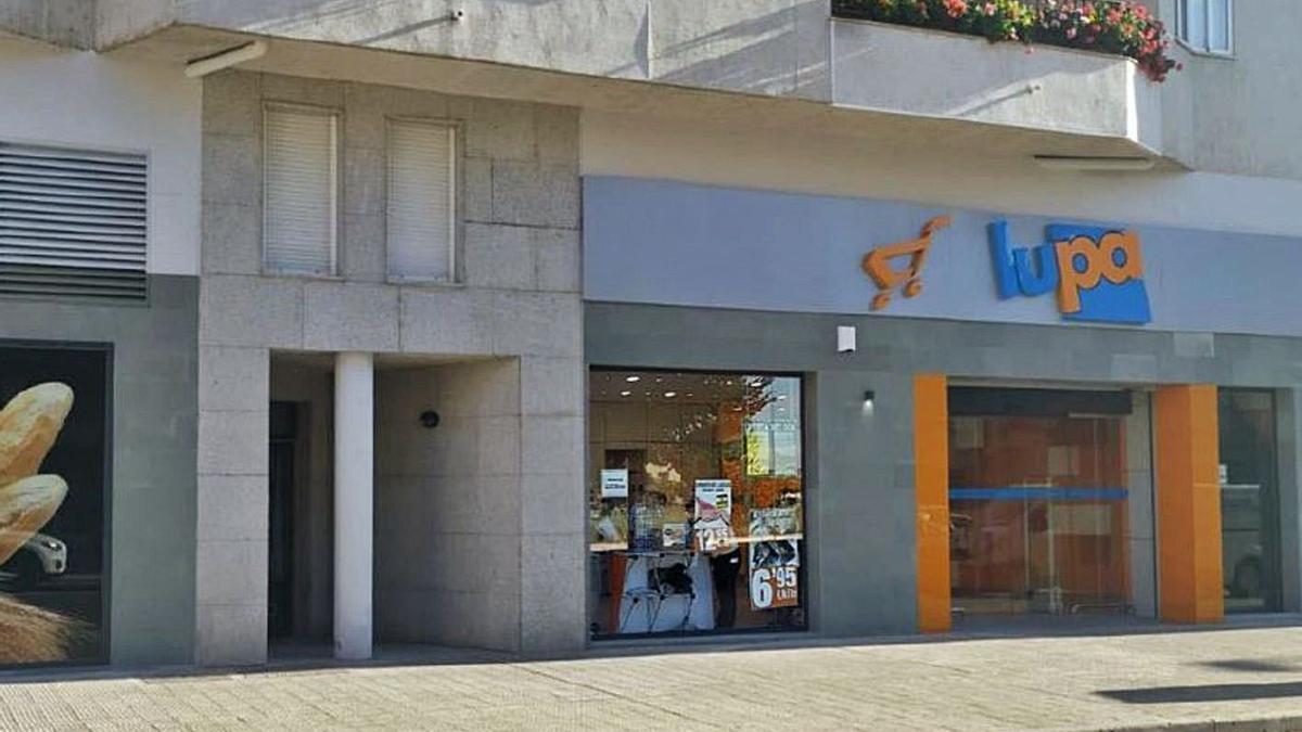 Exterior del nuevo supermercado Lupa, en la calle Obispo Nieto. | Cedida