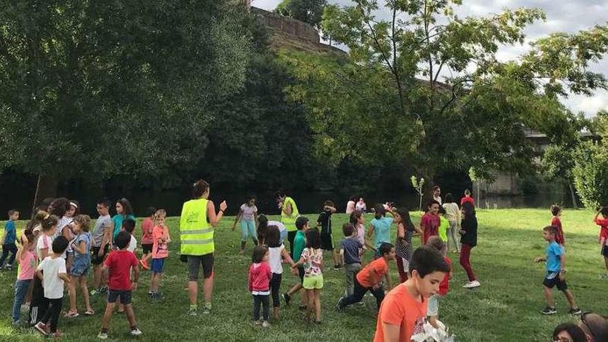 Los niños pasaron la tarde en La Chopera.