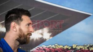 Las imágenes de la entrevista en exclusiva de SPORT a Leo Messi.