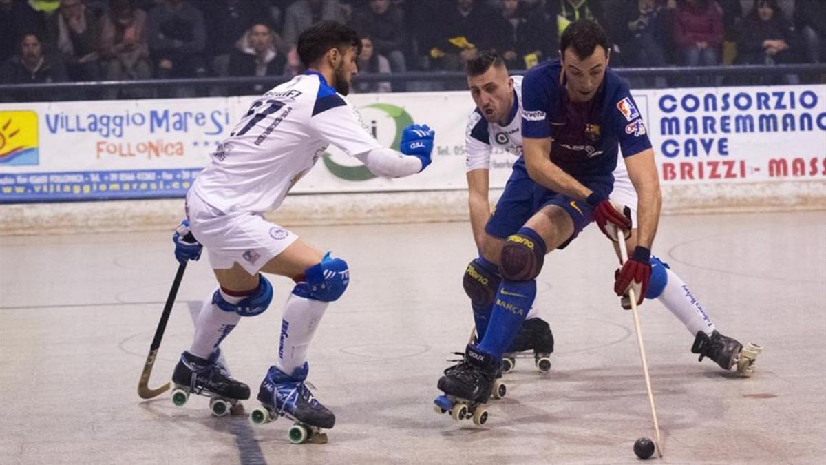 Sergi Panadero abrió el marcador de penalti ante el Follonica