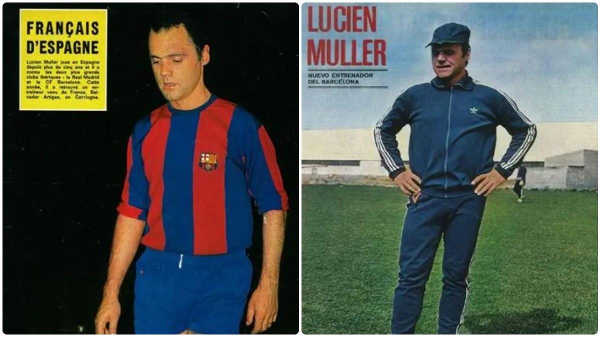 Lucien Muller fue jugador y entrenador blaugrana