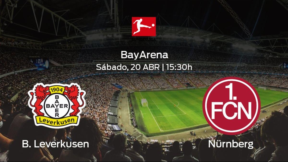 Previa del encuentro de la jornada 30: Bayern Leverkusen contra Nürnberg