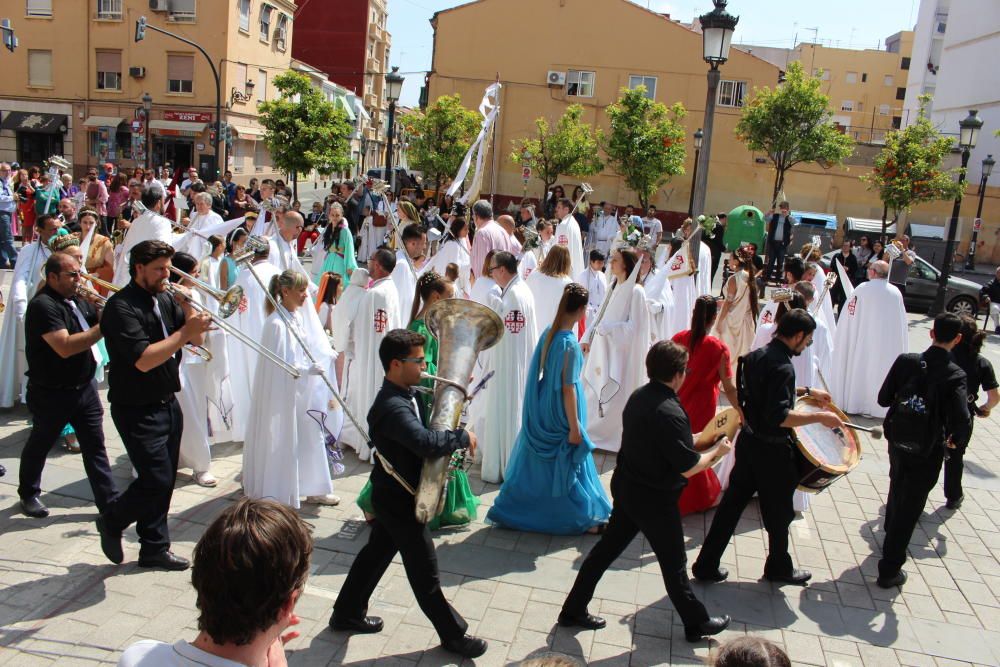 El Caragol, último acto de la Semana Santa Marinera en la Plaza de la Cruz