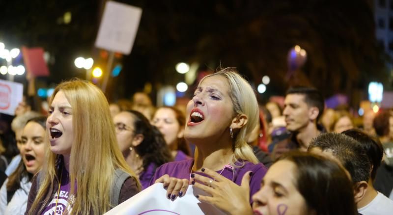 Manifestación contra la violencia machista