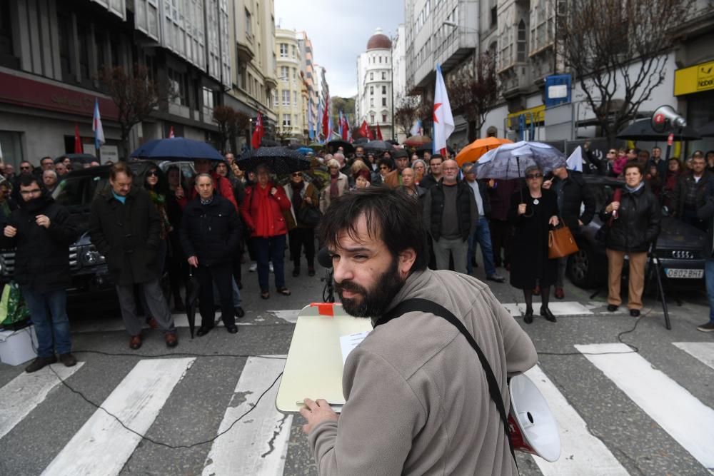 Manifestación de pensionistas en A Coruña