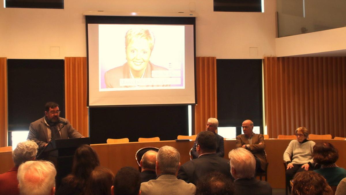 Un moment de l'acte celebrat a l'ajuntament