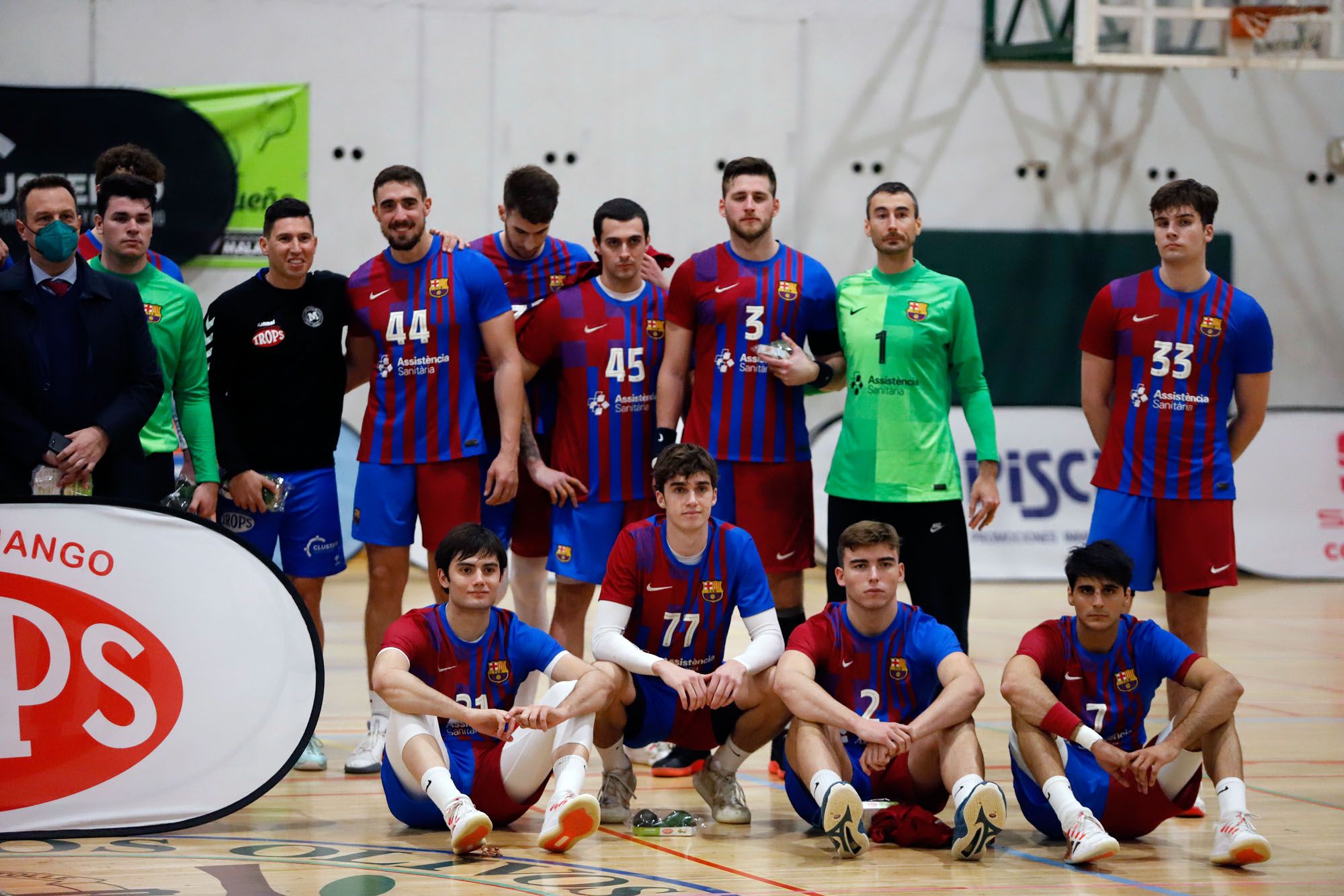 Pablo Urdangarin, en Málaga con su equipo de balonmano